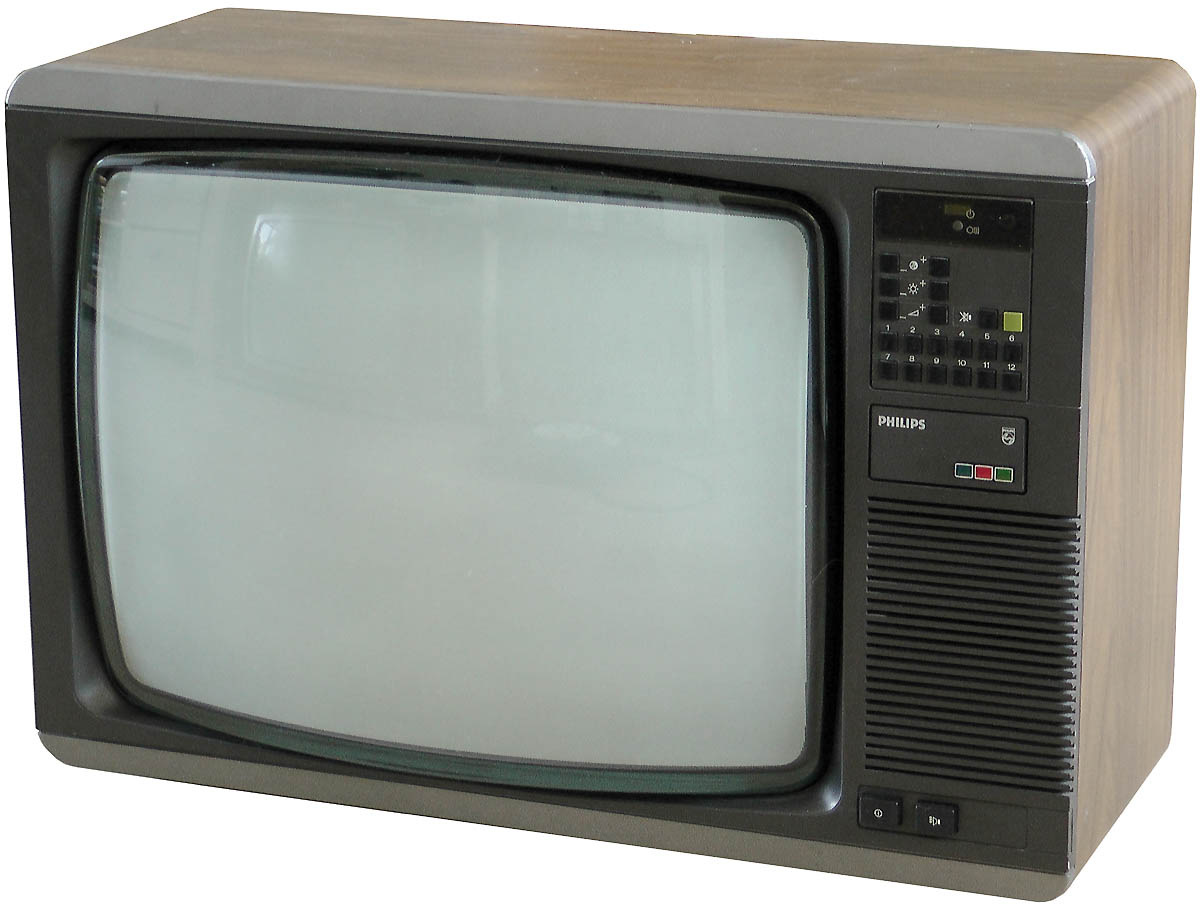 Philips 20C938/22Z vintage television 1980